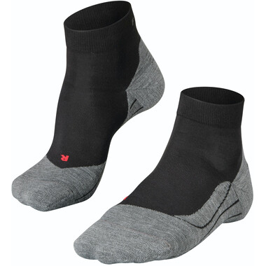 FALKE RU4 RUNNING SHORT Women's Socks Black/Grey 0